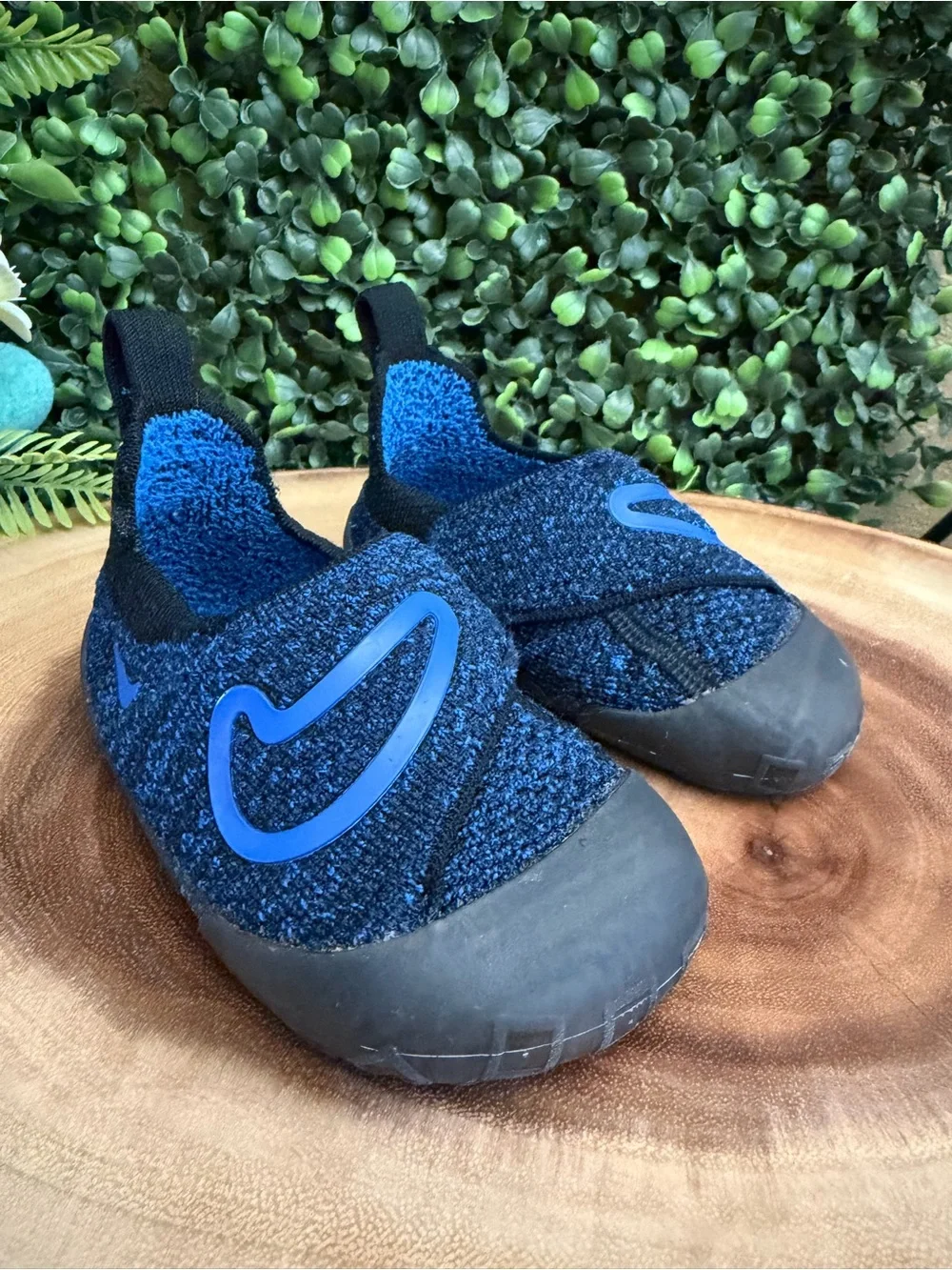 Nike Swoosh 1 Baby Shoe Blue 5C